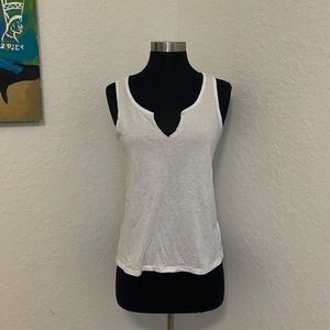 White Tank Top with corset back